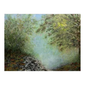 "Falling Water" Contemporary Impressionist Style Acrylic Painting by Deb Bossert