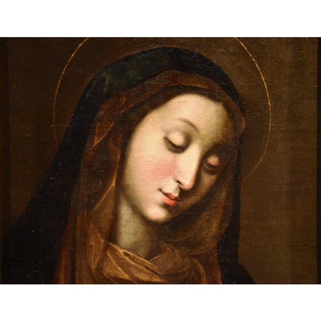 Scipione Pulzone, Madonna, 1600, Oil on Canvas, Framed For Sale - Image 4 of 14