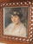 Textile French Portrait of a Fashionable Young Lady by Mermet Circa 20s For Sale - Image 7 of 12