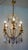 Gold 24K Gold-Plated Brass and Lead Crystal Chandelier, 1970s For Sale - Image 8 of 16