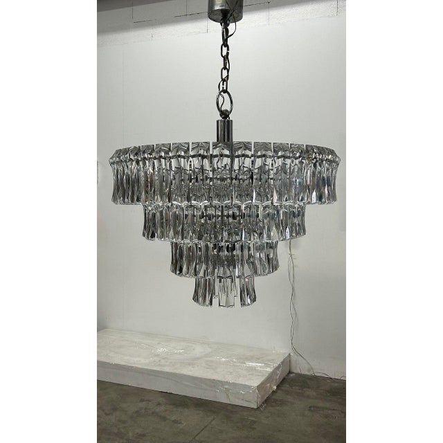 Chandelier from AV Mazzega, 1970s For Sale - Image 6 of 6