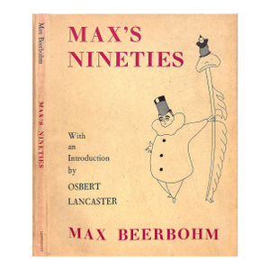 "Max's Nineties: Drawings 1892-1899" 1958 Beerbohm, Max