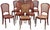 Set of 8 Antique Louis XV Gilt Bronze Mounted Cane & Walnut Dining Chairs For Sale - Image 4 of 4
