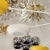 White Stilnovo Style Eight-Arm Chandelier by Spark Interior For Sale - Image 8 of 11