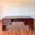 Stunning mid century modern Danish rosewood executive desk. A true executive desk with ample size and storage. Four...