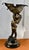 Antique Gilt Bronze Cherub Figure Holding Shell Form Centerpiece Bowl For Sale - Image 12 of 18