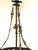 Antique French Brass Glass Rod Single-Light Chandelier, 1890s For Sale - Image 4 of 7