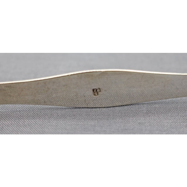 Metal 1798 London Sterling Silver Sugar Tongs by Peter & Ann Bateman For Sale - Image 7 of 7