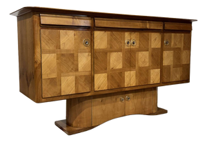 Art Deco Sideboard in Cherry Wood from Jorj Rual, 1935