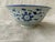 Vintage Blue and White Floral Chinese Bowl For Sale - Image 9 of 18