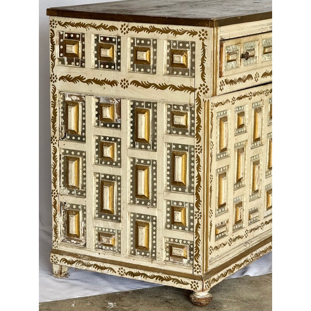 Late 19th Century Anglo Indian Painted Cabinet For Sale In Palm Springs - Image 6 of 18