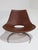 Mid-Century Modern IS63 Scimitar Chair in Cognac Leather by Fabricius and Kastholm for Ivan Schlechter, 1960s For Sale - Image 3 of 16