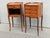 Late 19th Century Late 19th Century Pair of French Louis XV Style Rosewood Side Tables Nightstands by Haentges Freres For Sale - Image 5 of 15