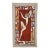 Art Nouveau Deco Style Lady Needlepoint Hanging With Metallic Threading For Sale