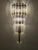 Large Vintage Wall Sconce with Handmade Murano Crystal Quadrihedrons, Venice, Italy, 1961 For Sale - Image 10 of 11