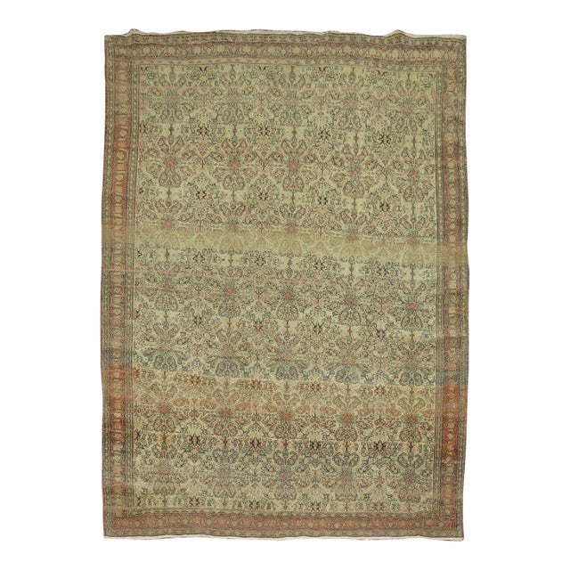 Late 19th Century Fine Persian Senneh Rug - 4'6" x 6' For Sale