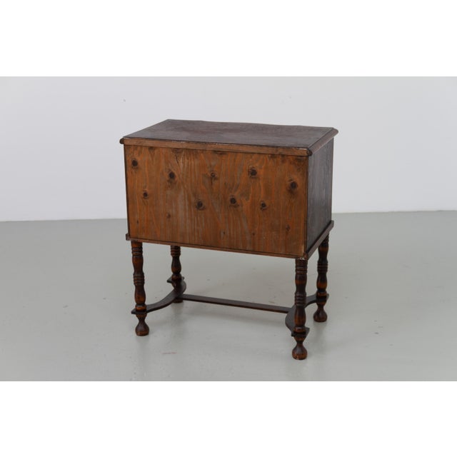 Antique Danish Oak Chest of Drawers, 1910s For Sale - Image 14 of 18