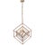 Modern Kelly Wearstler for Visual Comfort Signature Cubed Large Pendant in Gild with Clear Glass For Sale - Image 3 of 3