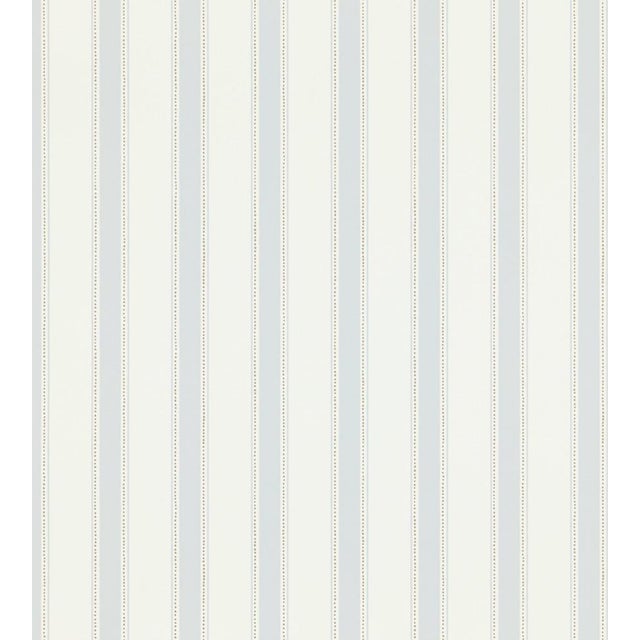 Contemporary Sandberg for The House of Scalamandré Gustav Wallcovering, Light Blue For Sale - Image 3 of 3