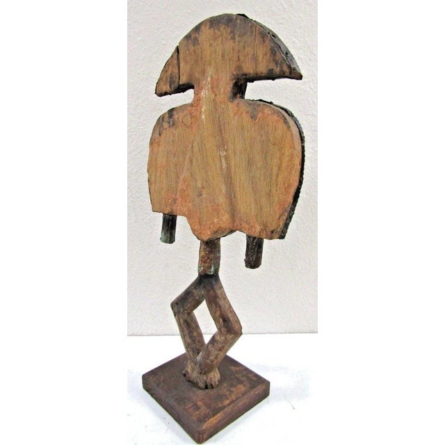 Antique Bakota Reliquary Kota Mask Figure Sculpture From the Tribe in Gabon For Sale In Miami - Image 6 of 18