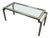 Modern Chrome & Glass Coffee Table, Italy, 1970s For Sale