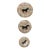 Vintage Equestrian Studio Art Pottery Plates S/3 For Sale