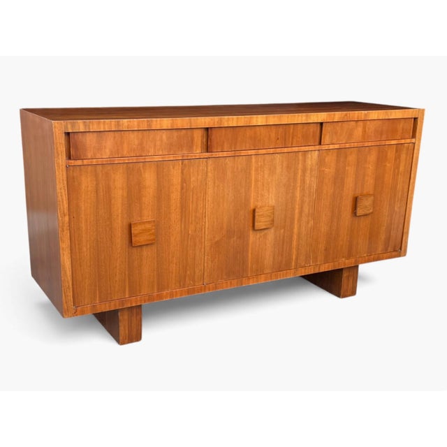 Danish Modern 1960s Walnut Credenza – Fully Restored Mid-Century Sideboard For Sale - Image 13 of 13