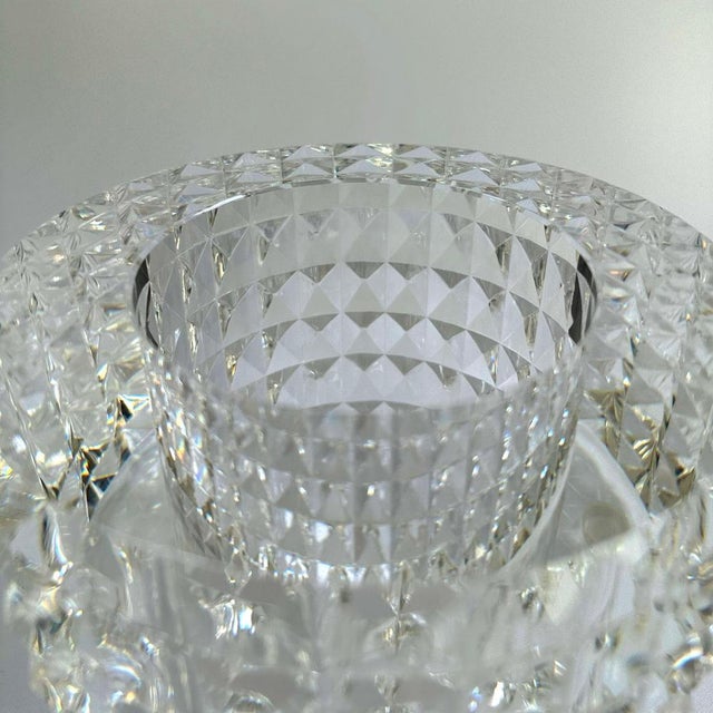 Optical Glass Vase from Veritas, 2016 For Sale - Image 9 of 11