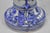 Antique German Westerwald Salt Glaze Stoneware Cobalt Blue Jardiniere & Pedestal For Sale - Image 13 of 18