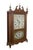 Mid to late 20th century Mason & Sullivan pillar and scroll style, chiming, key wound mantel / shelf clock. Slim...