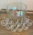 Glass Vintage-Mid Century Draping Iridescent Glass 13 Piece Punch Bowl Set For Sale - Image 7 of 9