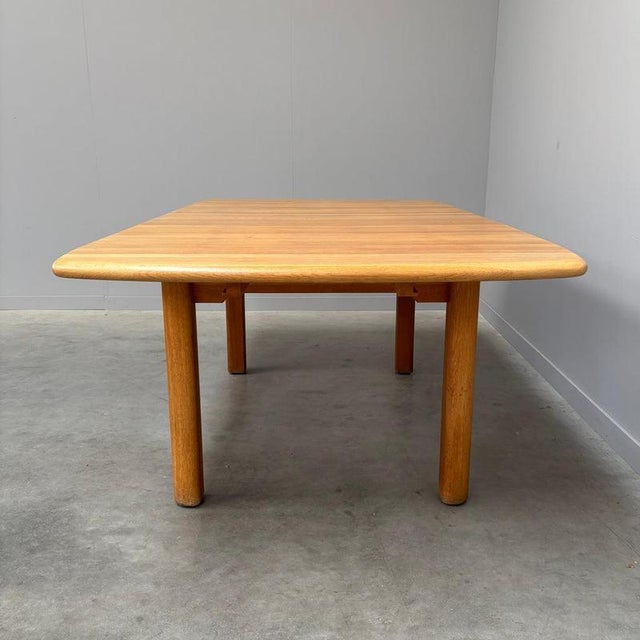 Large Oak Dining Table by Wasa, 1990s For Sale - Image 10 of 15