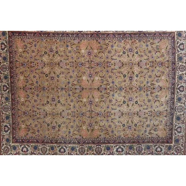 1940s Vintage Persian Kashan Rug For Sale - Image 4 of 8