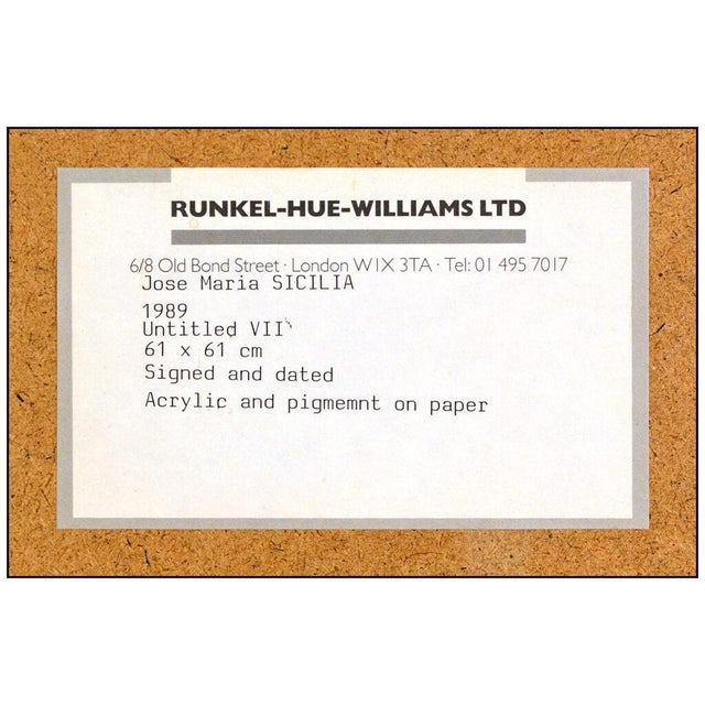 1980s Untitled, José María Sicilia For Sale - Image 4 of 5