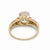Metal 1940s Retro 1.58 Carat Diamond 14k Yellow Gold Engagement Ring, Size 4.5 For Sale - Image 7 of 8