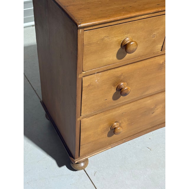 Antique Pine Two Over Two Drawers - Chest of Drawers From England For Sale - Image 6 of 18