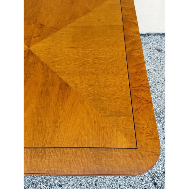 Thomasville Grand Classics Neoclassical Empire Maple Wood Dining Room Table For Sale - Image 10 of 18
