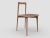 Not Yet Made - Made To Order Modern Linea 613 Grey Chair in Leather and Wood by Collector Studio For Sale - Image 5 of 5