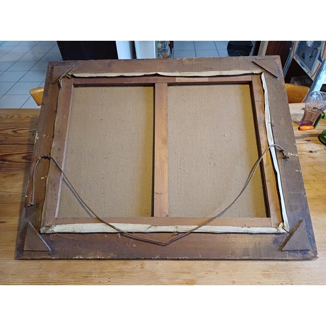 Yvonac Annurey R, Barge, 1800s, Oil on Canvas, Framed For Sale - Image 7 of 17