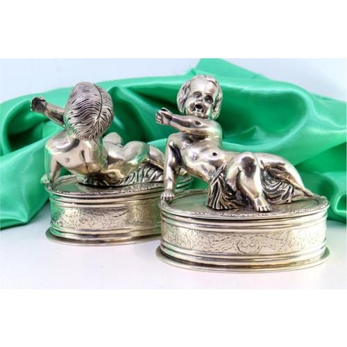 Silver Putties in Elliptical Shapes For Sale - Image 3 of 10