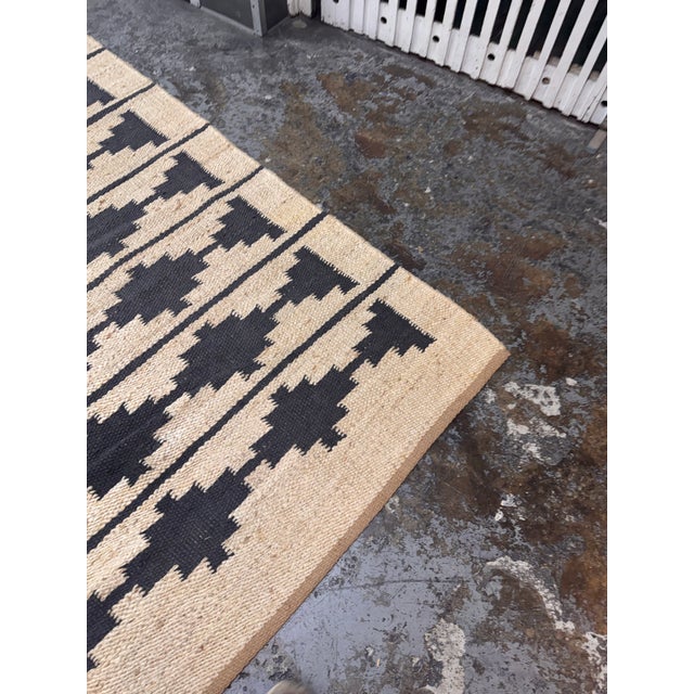 8ft 4in × 9ft 12in Rejuvenation Bowen Jute & Wool Flatweave Rug For Sale - Image 10 of 12