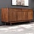 Mid-Century Modern Room & Board Walnut Credenza Tv Stand Entertainment Center For Sale - Image 3 of 12