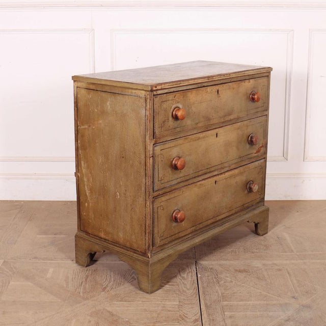 English Painted Chest of Drawers For Sale - Image 6 of 11