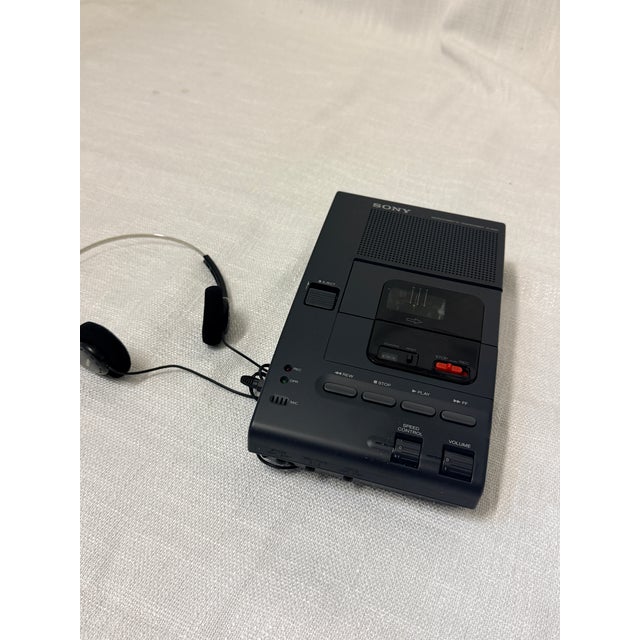 An exceptional new-in-box Sony M-2000 microcassette voice recorder, preserved in unused condition with original packaging...