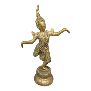 Bronze Brass Copper Thai Siam Temple Dancer