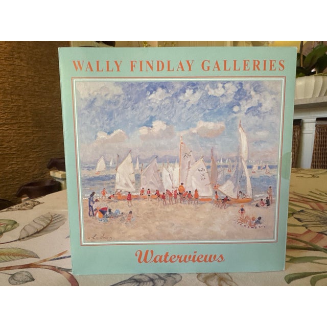 Original oil painting titled “End of Summer” by American coastal artist Nicky Gioia Mitchell, known for her serene Long...