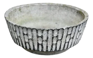 Bohemian Concrete Planter, 1980s