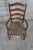 Wood Mid 20th Century Vintage Oak Country French Farmhouse Ladder Back Upholstered Dining Arm Chairs - Set of 4 For Sale - Image 7 of 12