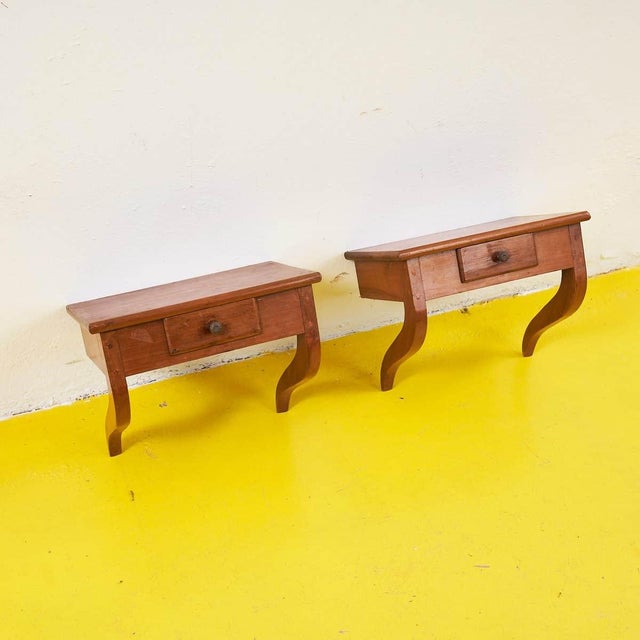 Wooden Console Shelves, Set of 2 For Sale - Image 6 of 6