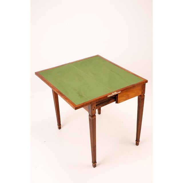 Antique Top Game Table with Inlaid Chessboard, 1860 For Sale - Image 3 of 18